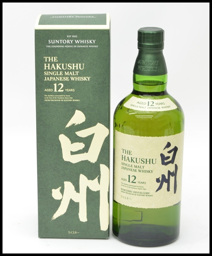 未開栓 サントリー 白州 12年 シングルモルト 700ml 43度 箱付 ジャパニーズ ウイスキー【愛知県内発送限定】 