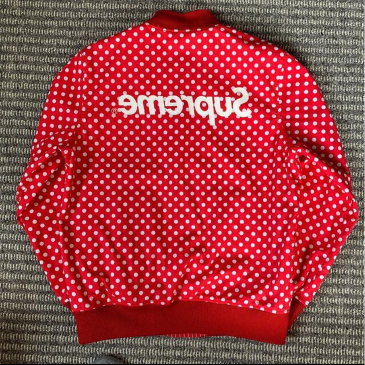 supreme×COMME des GARCONS Reversible Baseball Varsity Jacket supreme×COMME des GARCONS Reversible Baseball Varsity Jacket