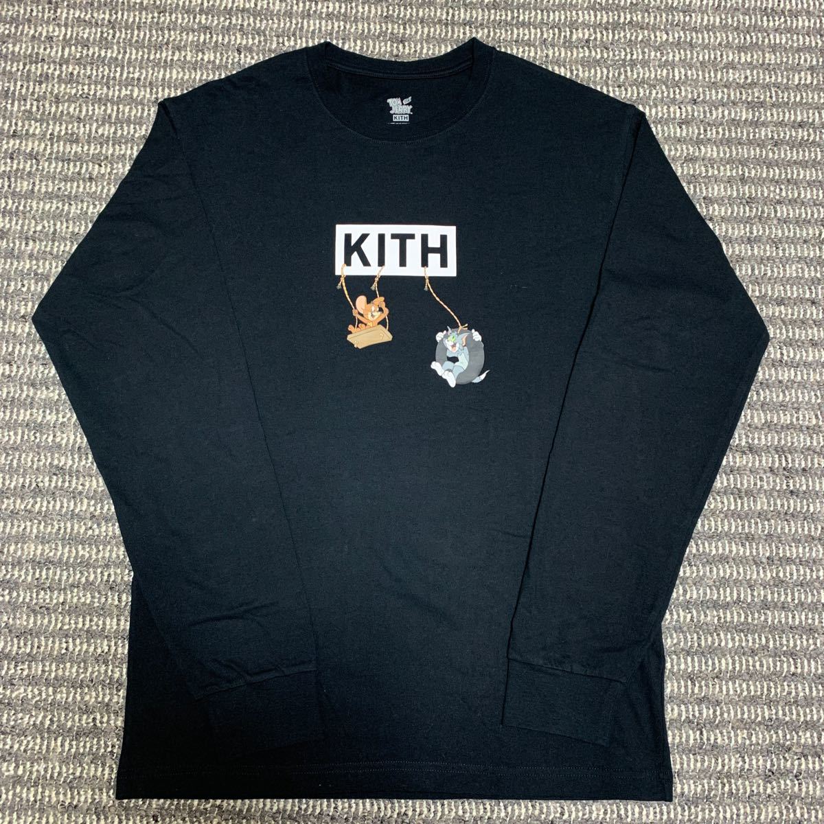 独特な 【送料無料】 KITH X TOM & JERRY L/S FRIENDS TEE ロンT Tシャツ/カットソー(七分/長袖)