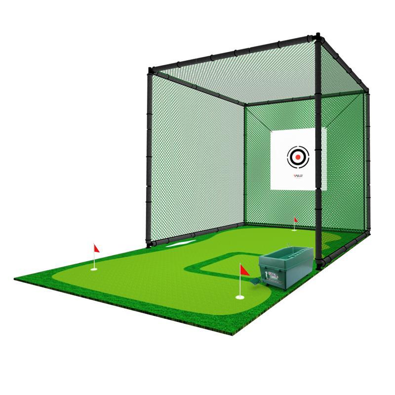即納】ゴルフ 大型二重練習ネット スポーツ 野球練習ネット3m×3m×3m