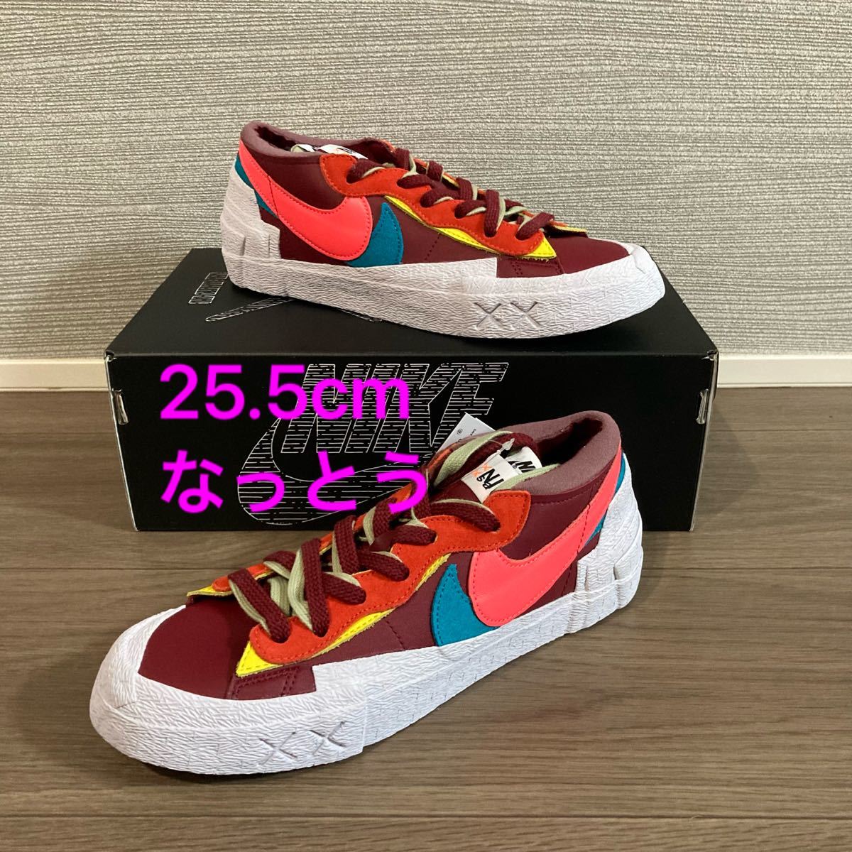 KAWS x SACAI x NIKE BLAZER LOW "TEAM RED" (DM7901-600)