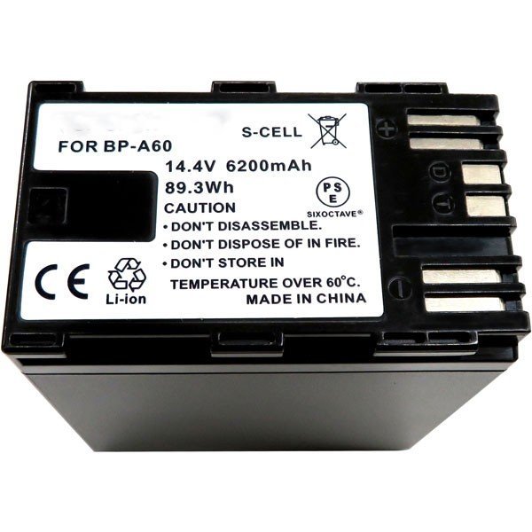 Canon BP-A60 互換バッテリー2個 LG社製高品質セル EOS C500 Mark Canon BP-A60 互換バッテリー2個 LG社製高品質セル EOS C500 Mark