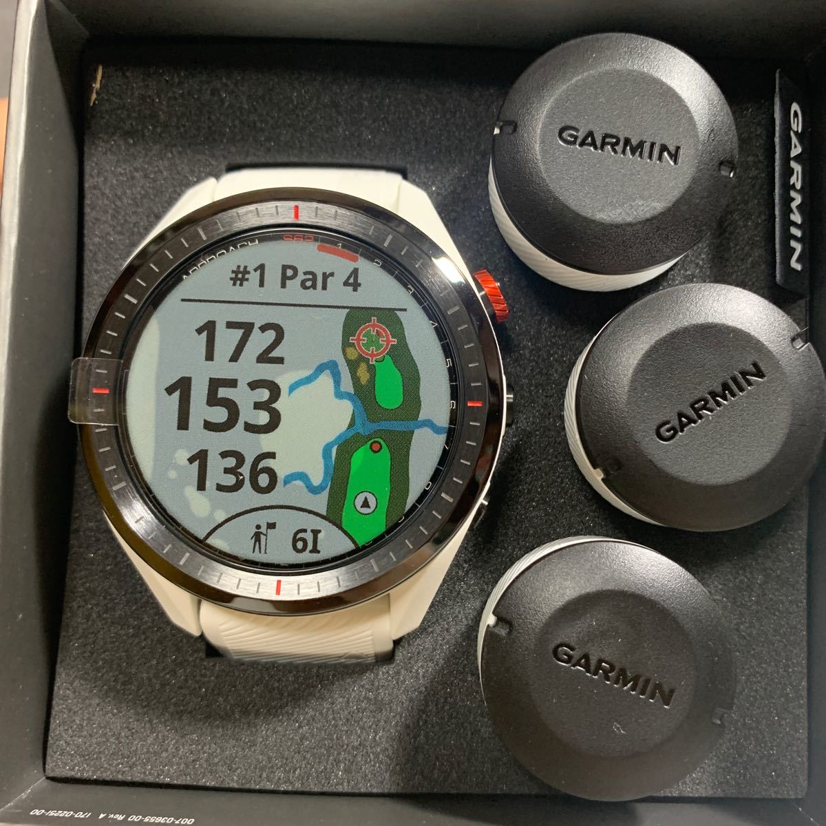 GARMIN ガーミン Approach S62 ホワイト CT10×3 セット - ゴルフ