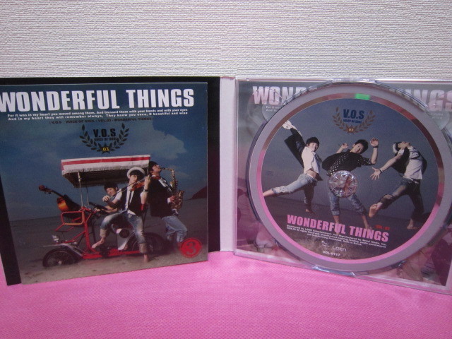 K-POP♪ V.O.S ブイオーエス 3集「Wonderful Things」韓国盤CD 廃盤！美品！_ディスク傷無し！