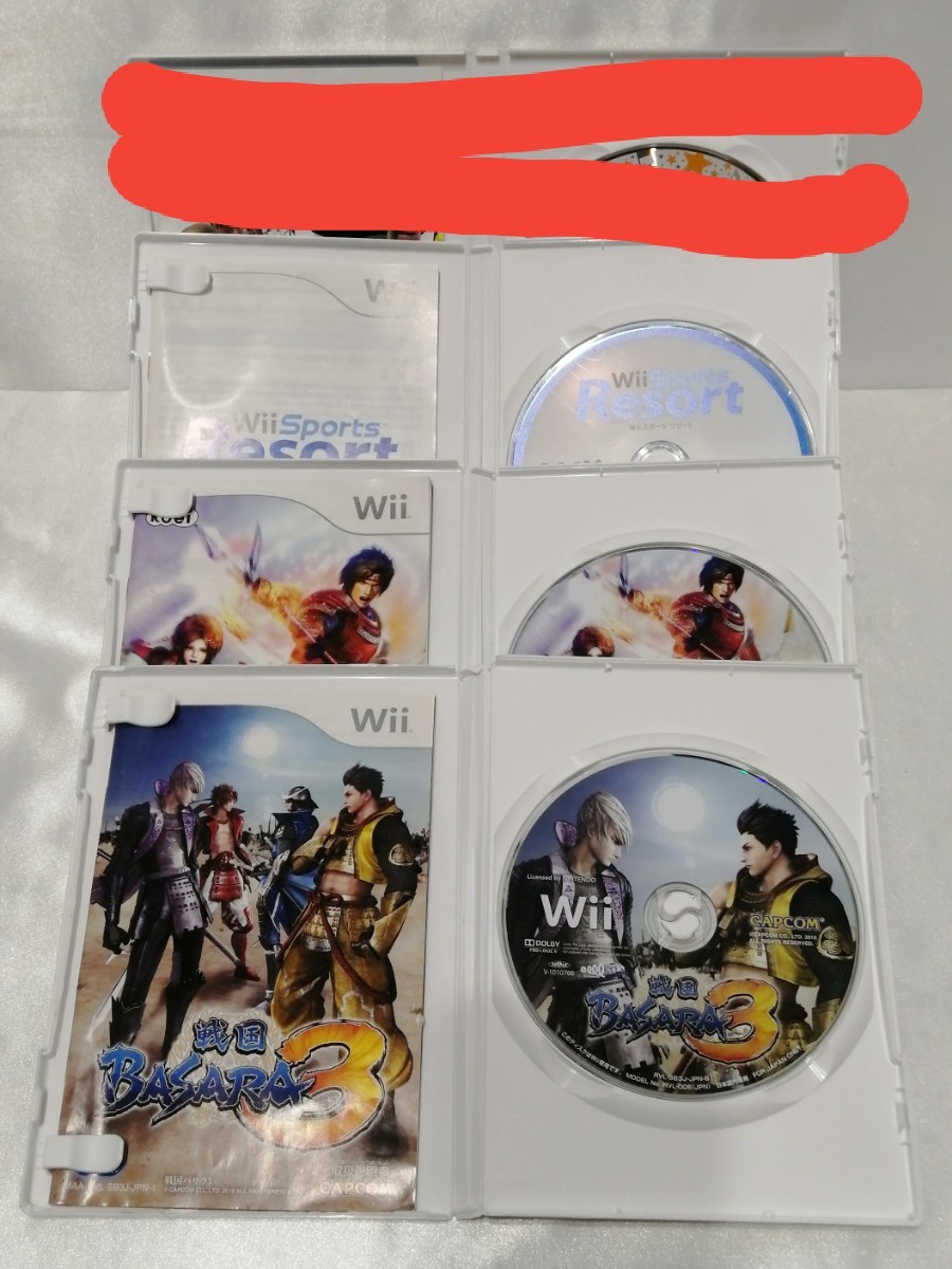 （実動、送料込み）Wiiソフト3本 まとめ売り