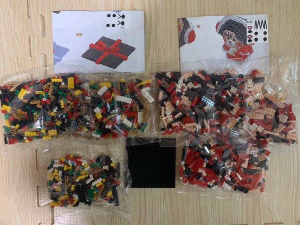 レゴ LEGO 風 プレゼント クマ ナノブロック互換810+800pcs