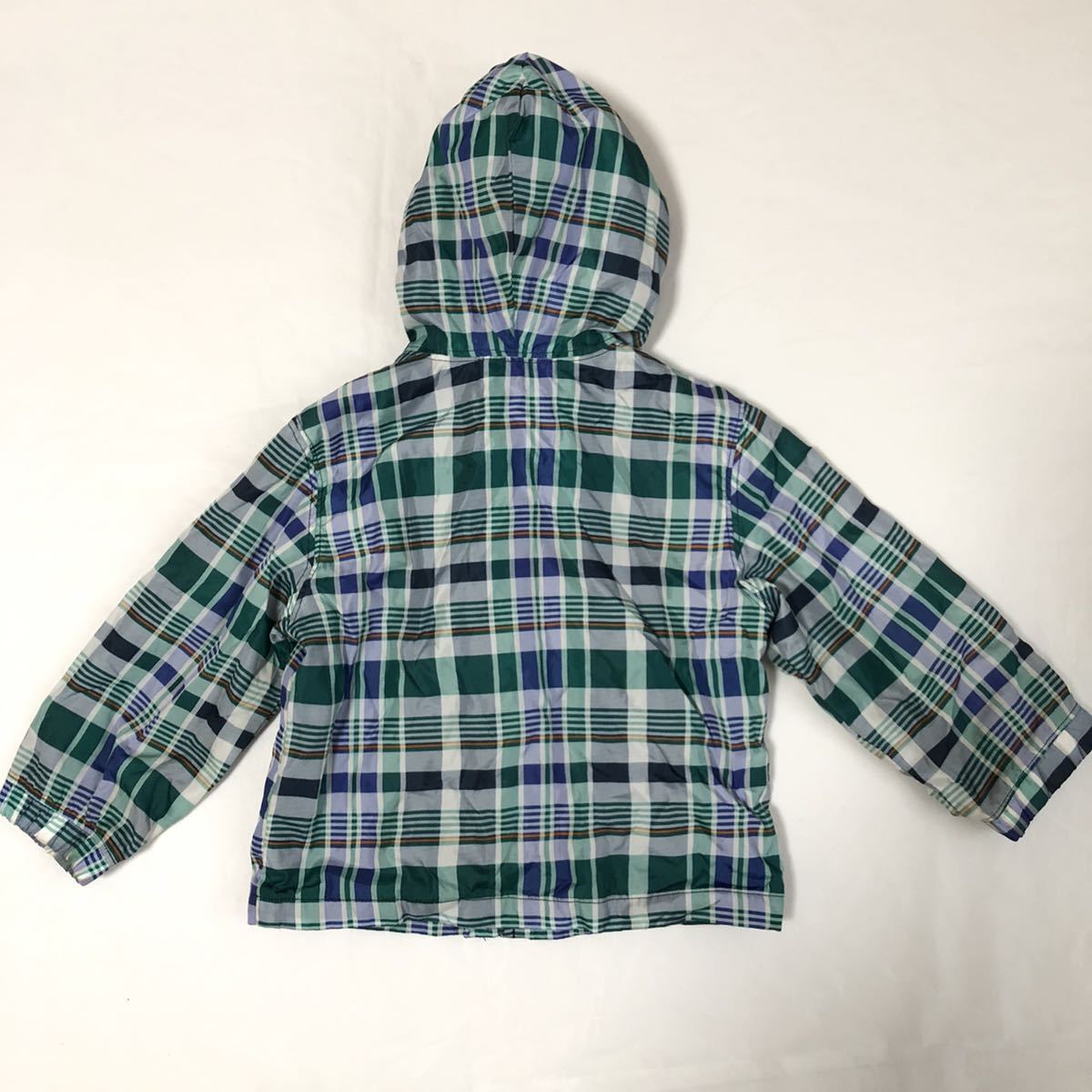 Baby GAP baby Gap Wind breaker nylon Parker 90 man postage 185 jpy check thin jumper spring autumn Kids child clothes 