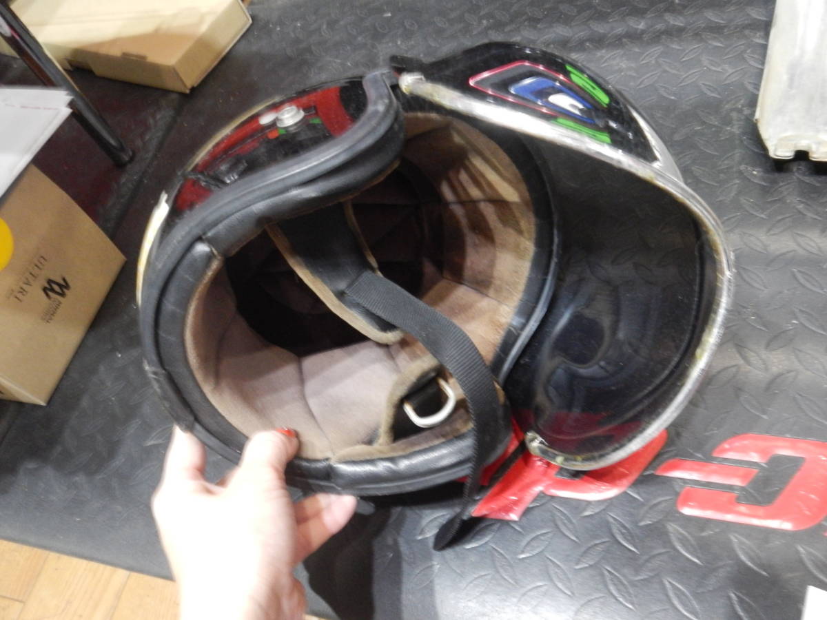 ヘルメット ジェット フルフェイス スクリーン付き スクーター ビクスクの画像3