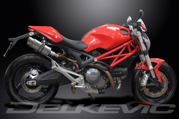 DELKEVIC обувь без шнуровки нержавеющая сталь muffler *DUCATI MONSTER 696 2008-2014 200mm KIT02F4