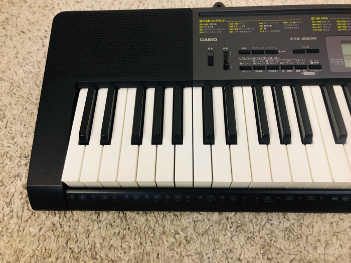 CASIO CTK-2200 / カシオ 電子ピアノ 電子キーボード USB端子 400音色