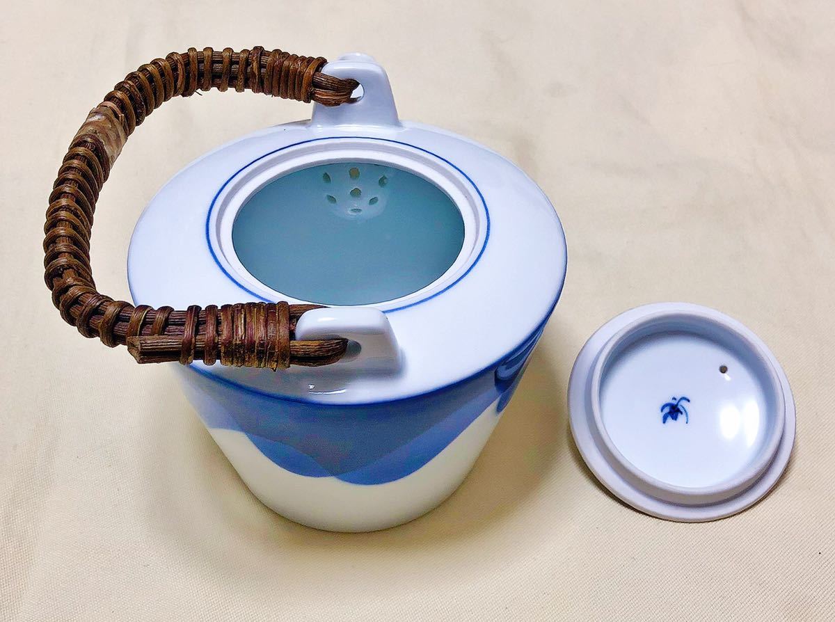 未使用 香蘭社 ティ-ポット(急須)&湯呑み5客 茶器揃え 未使用 香蘭社 ティ-ポット(急須)&湯呑み5客 茶器揃え
