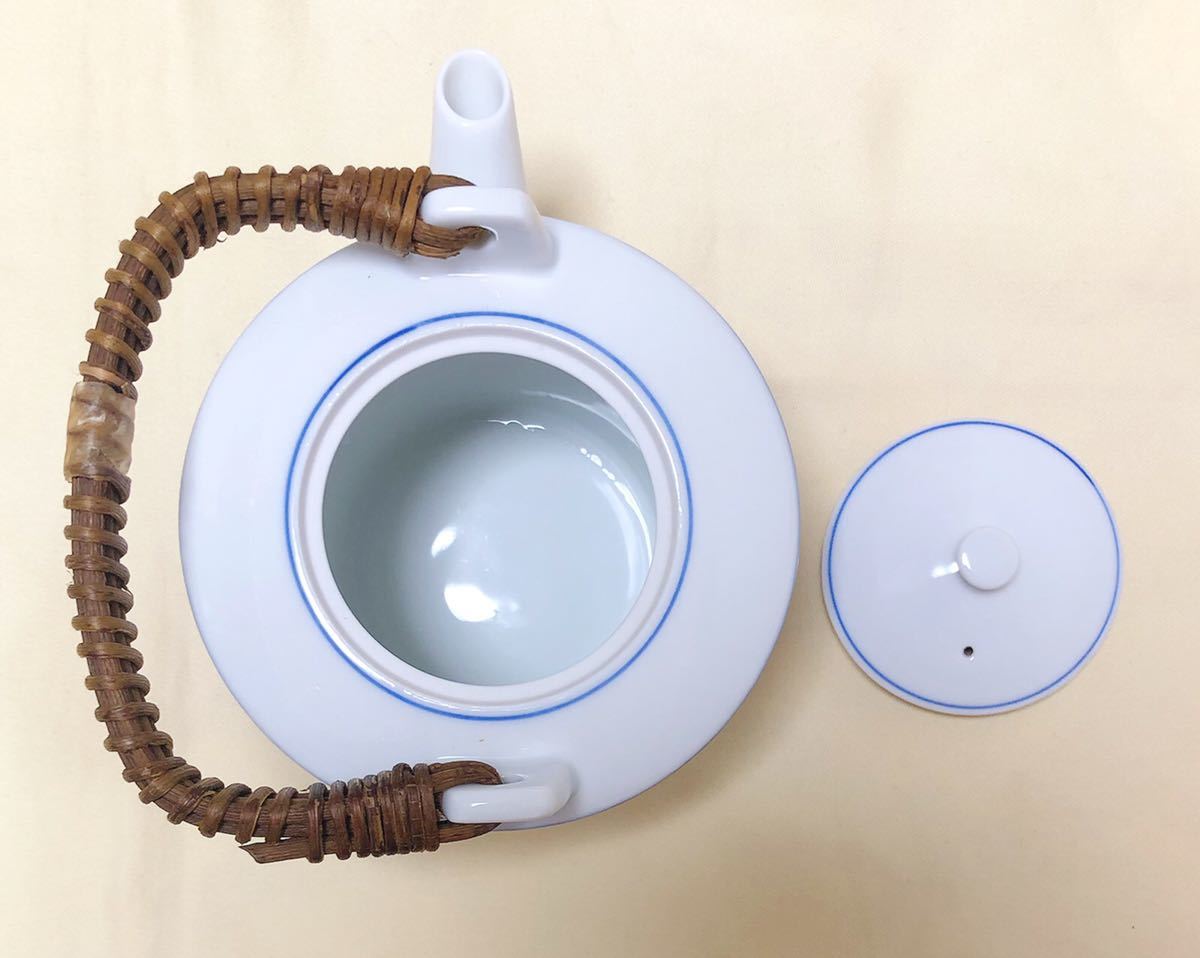 未使用 香蘭社 ティ-ポット(急須)&湯呑み5客 茶器揃え 未使用 香蘭社 ティ-ポット(急須)&湯呑み5客 茶器揃え