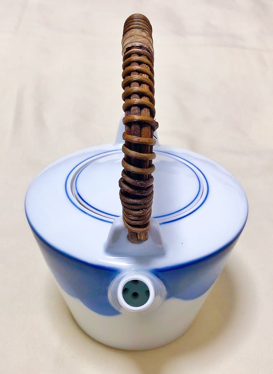 未使用 香蘭社 ティ-ポット(急須)&湯呑み5客 茶器揃え 未使用 香蘭社 ティ-ポット(急須)&湯呑み5客 茶器揃え