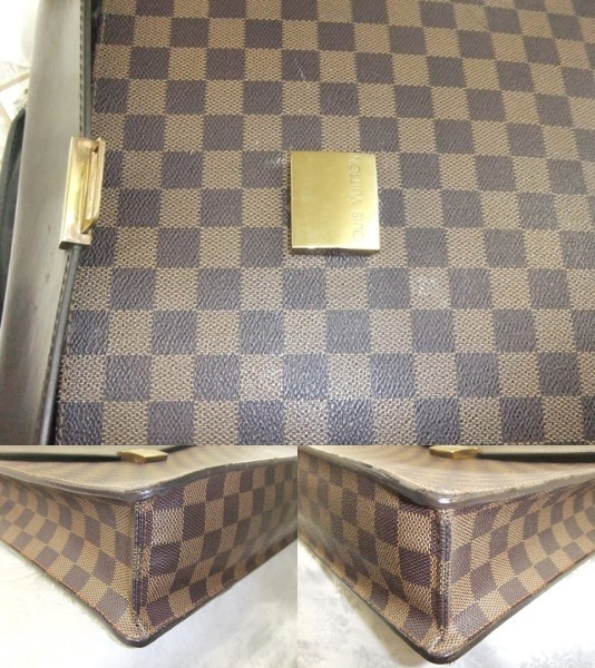 ★★LOUIS VUITTON ルイヴィトン　 N53315 ダミエ アルトナPM ゴールド金具 ビジネスバッグ ブリーフケース ブラウン系_画像10