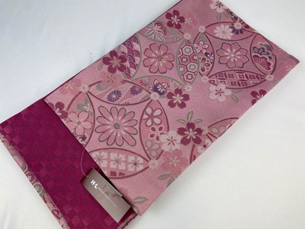 ラウンド ▽三作▽新品税込 振袖 訪問着 H・L ブランド 袋帯 仕立上り