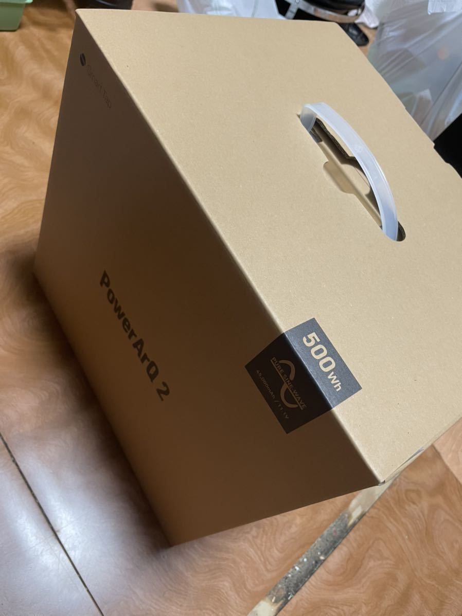 新品未開封】PowerArQ2 ポータブル電源 500Wh Smart Tap オリーブ