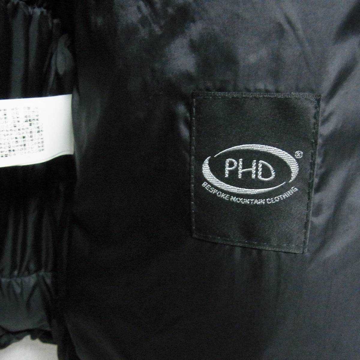 peter hutchinson ピーターハッチンソン PHD ピーエイチデザイン P.H.design 希少 ダウンジャケット black S サイズ 美品 送料無料