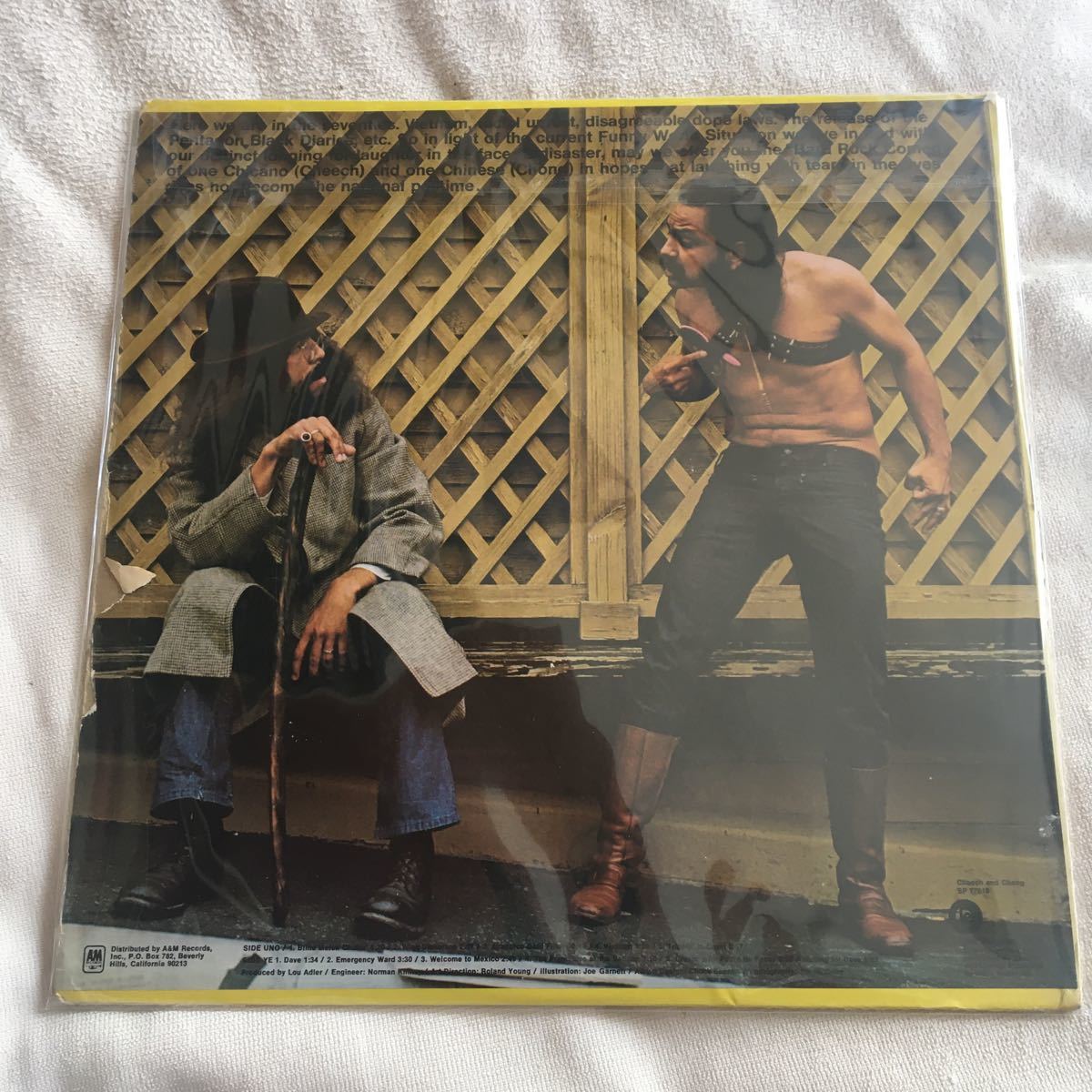  rare record LP CHEECH AND CHONG record chi-chi&chon