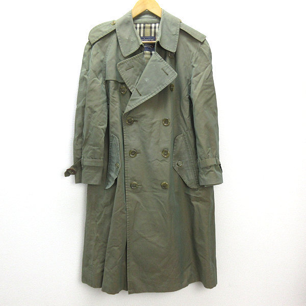 福袋 y■英国製 古着■バーバリー/BURBERRYSトレンチコート■カーキ【メンズM程度】レトロ/66【中古】 Mサイズ 福袋 y■英国製 古着■バーバリー/BURBERRYSトレンチコート■カーキ【メンズM程度】レトロ/66【中古】 Mサイズ