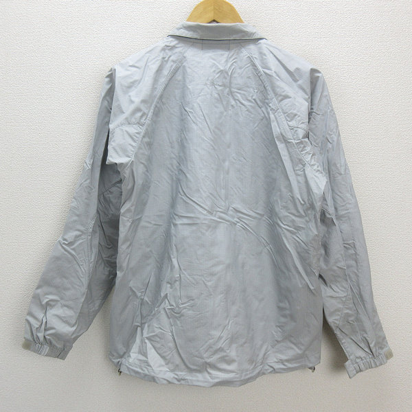 k■ミレー/MILLET GORE WINDSTOPPER SHELL ナイロンジャケットJKT/登山・アウトドア【M】灰色/MENS■59【中古】_画像3