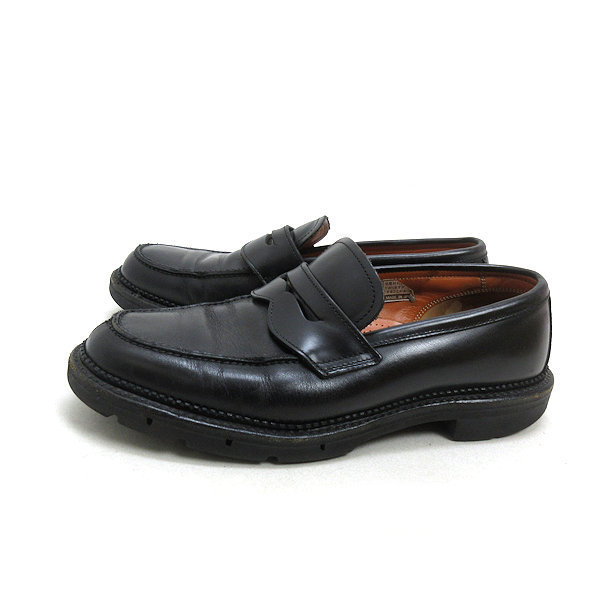 k#[24EEE]jeoks/GEOX RESPIRA Loafer shoes / coin Loafer / black /MENS#113[ used ]