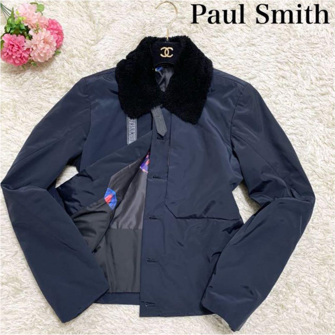 送料無料 Paul Smith ポールスミス クラゲ ブルゾンジャケット S aob