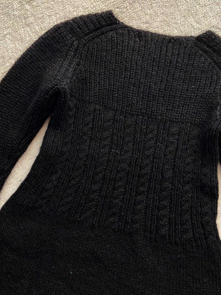 tricot COMME des GARCONS ブラックデザインセーター 90年代 トリコ 