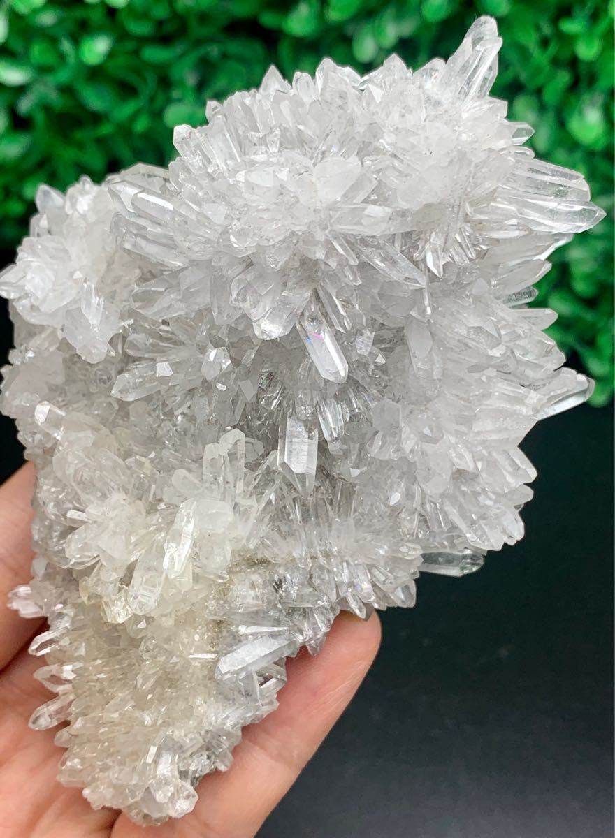 天然フラワー状水晶クラスター ヒマラヤ産水晶 高品質 パワーストーン