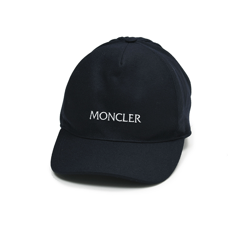 MONCLER モンクレール ネイビーニットベースボールキャップ帽子 スーパーセール期間限定 新品 3B72700 イタリア正規品 素晴らしい価格