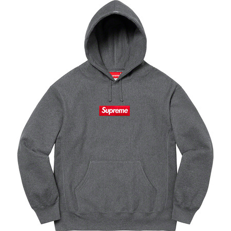 Supreme 21FW Week16 Box Logo Hooded Sweatshirt Charcoal Small オンライン購入 国内正規,全タグ付 チャコール 灰 グレー Grey Sサイズ