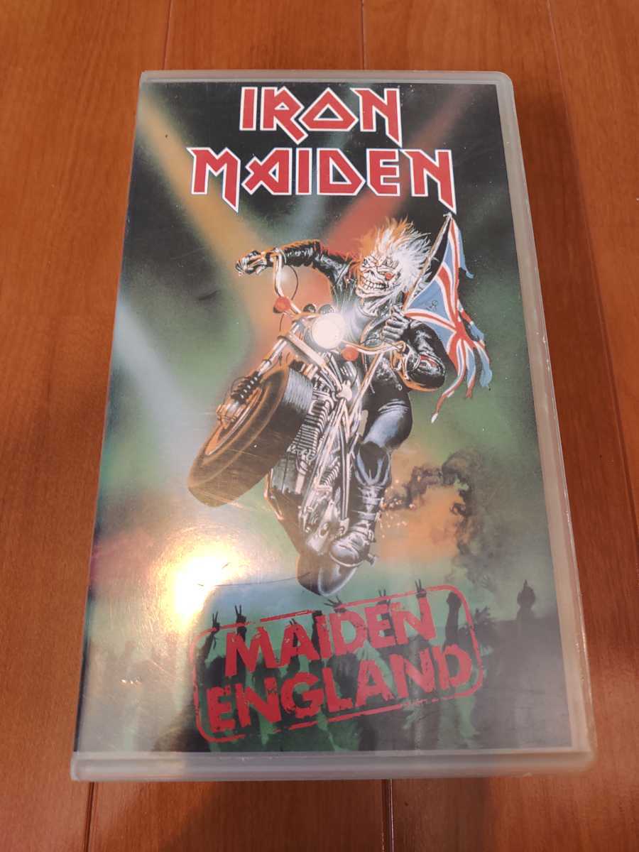 Vhs ビデオ アイアン メイデン イングランド Iron Maiden England 歌詞カード有 Vhs ビデオ アイアン メイデン イングランド Iron Maiden England 歌詞カード有