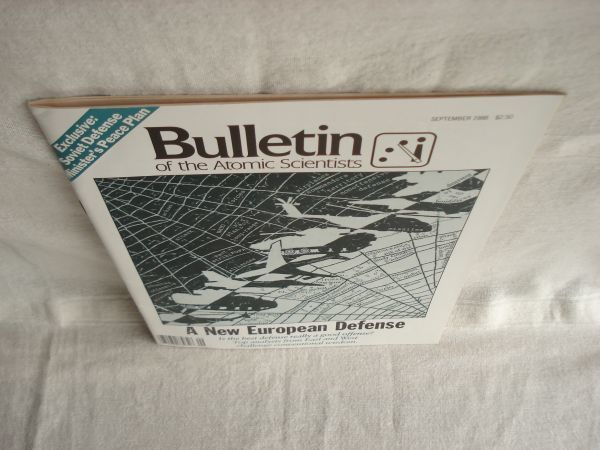 【原子力科学者会報 英語】 Bulletin of the Atomic Scientists 1988-9 /A New European Defense /核科学者紀要 学術誌 核兵器 軍備管理_画像5