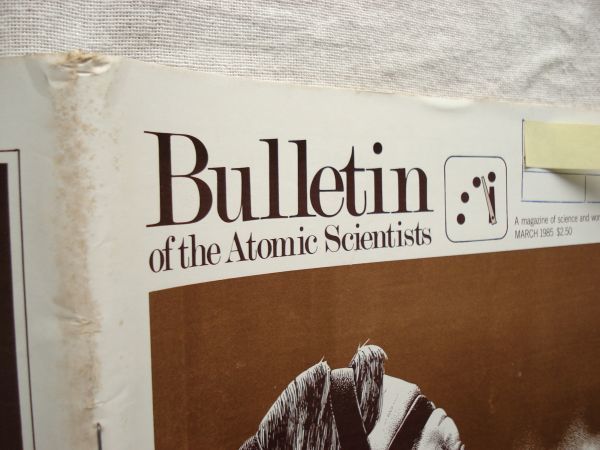 【原子力科学者会報 英語】 Bulletin of the Atomic Scientists 1985-3 /Science and Secrecy /核科学者紀要 学術誌 核兵器 軍備管理_画像4