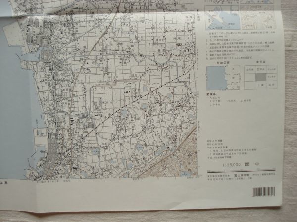 [ map ] district middle 1:25,000 Heisei era 12 year issue / Ehime .. line .. railroad Matsuyama airport north .. block west . raw block .. hill Hachiman god company -ply confidence river Shikoku country plot of land ..