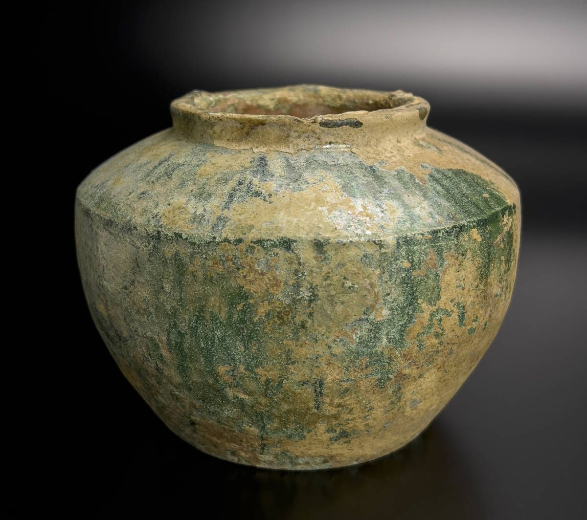 ヤフオク!   漢 緑釉小罐 中国 古美術