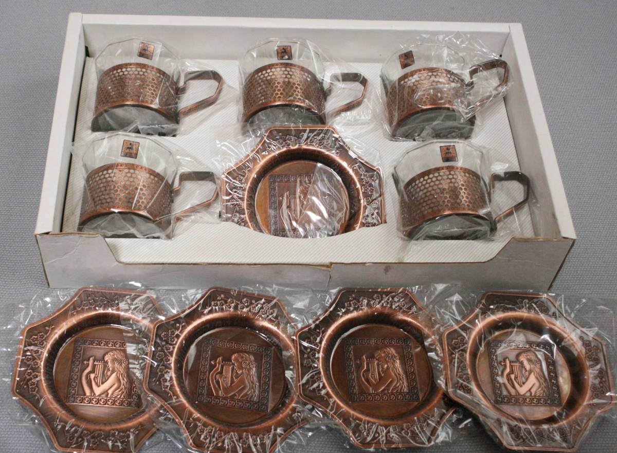 * retro goods PORNEpio-ne tea set 5 customer storage goods *