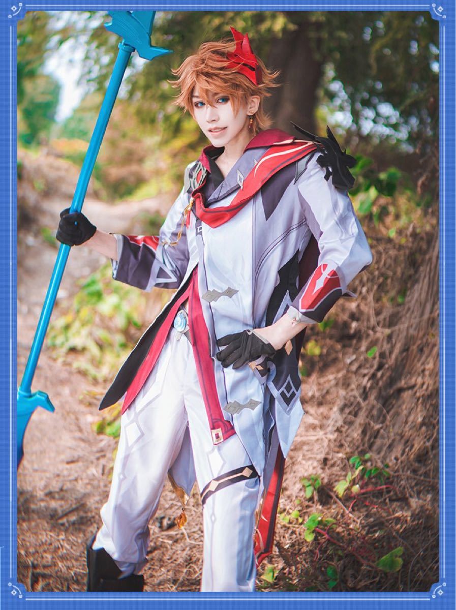殿堂 【即購入可】原神 GENSHIN タルタリヤ コスプレ +ウィッグ XL ...