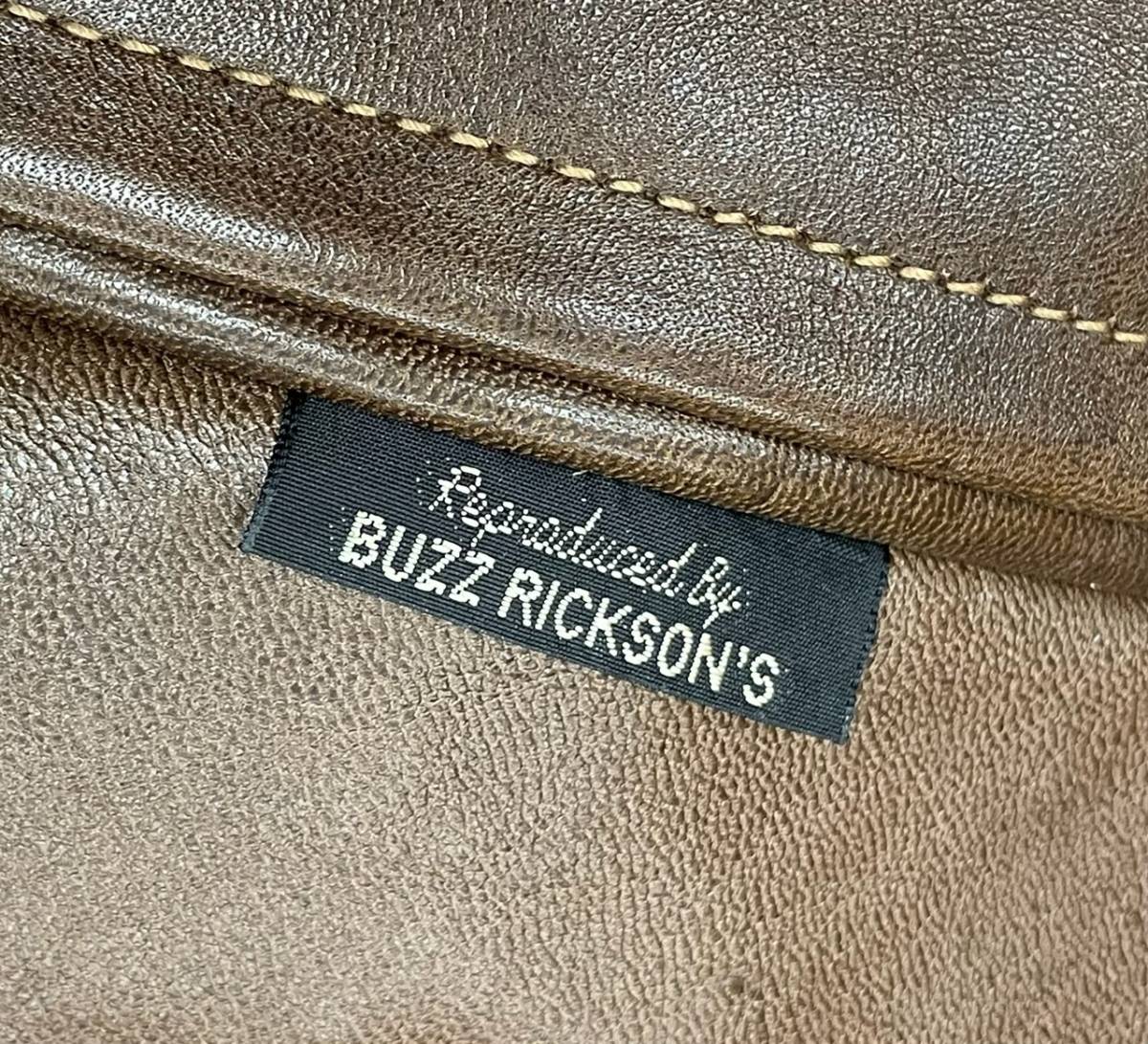 ■ BUZZ RICKSON'S A-2 レザー フライトジャケット バズリクソンズ ■38_画像4