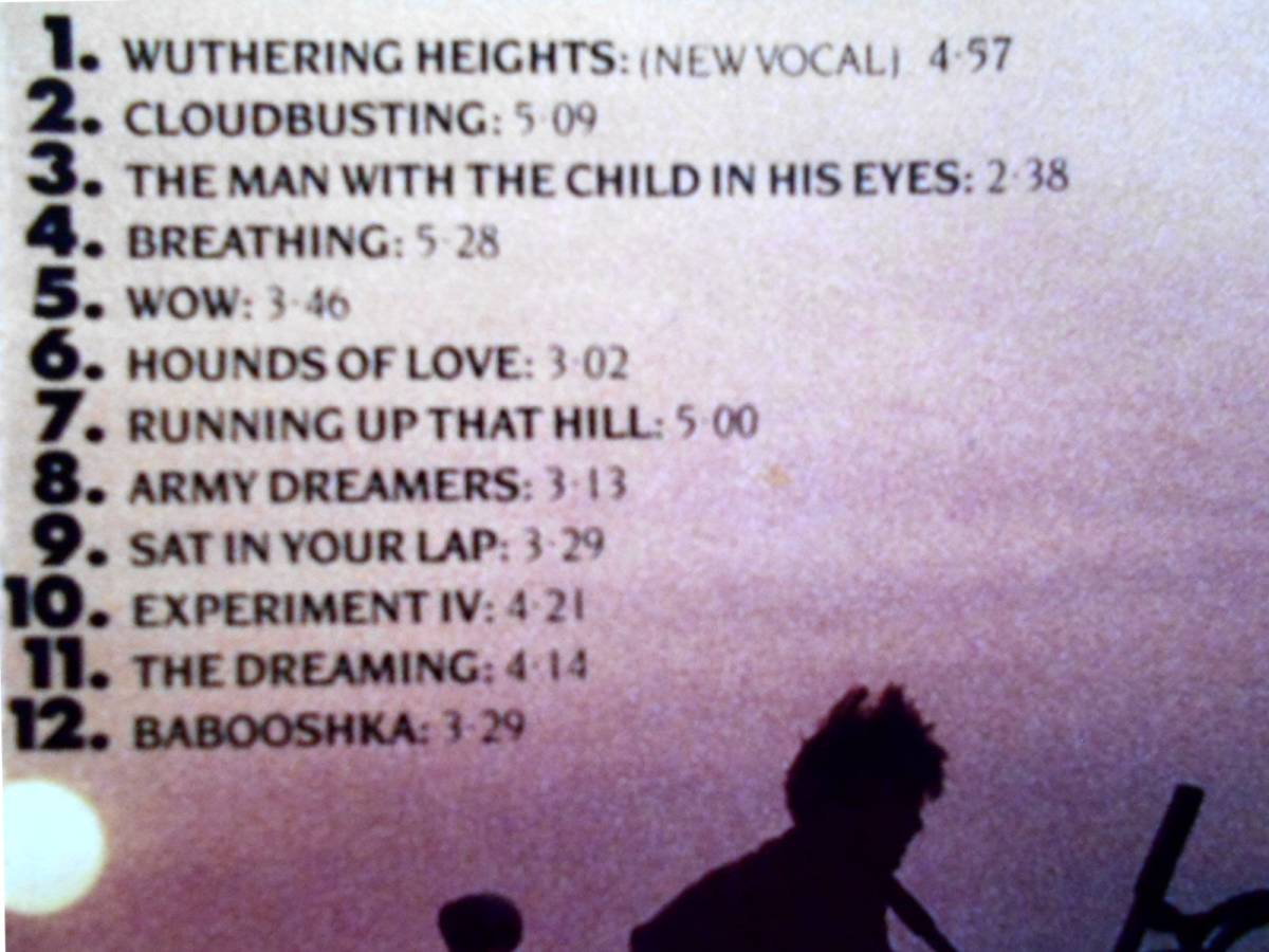 Kate Bush ／英国原盤／初ベスト／本国初CD化／「嵐が丘」新Voヴァージョン収録／灰色トレイ仕様／ ケイト・ブッシュの画像3