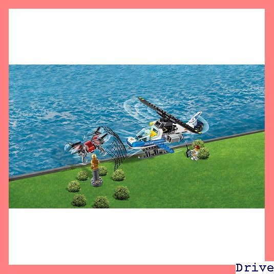 大人気！ レゴ 車 男の子 おもちゃ ブロック 60207 ポリスヘリコプターのドローンチェイス シティ LEGO 75_画像4