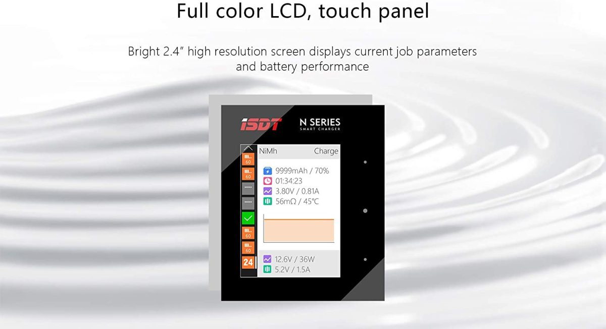 ■新品■ISDT N8 電池充電器 8本同時充電可能 単三単四ニッケル水素/ニカド充電池に対応 単３単４電池充電器_画像6