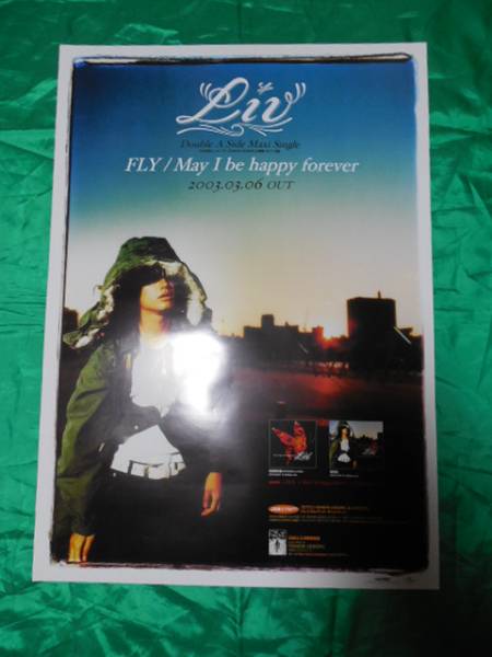 LIV 押尾学 FLY May I be happy forever B2サイズポスター_画像1