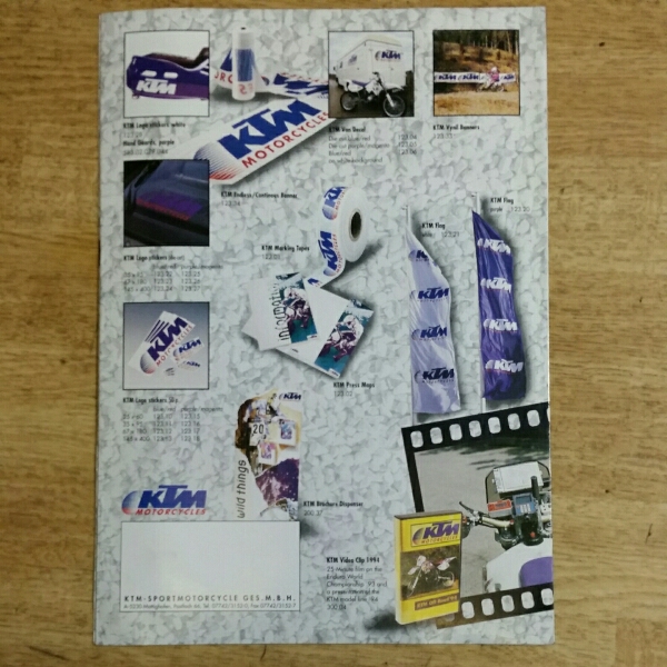 1994 KTM ACCESSORIES カタログ_画像3