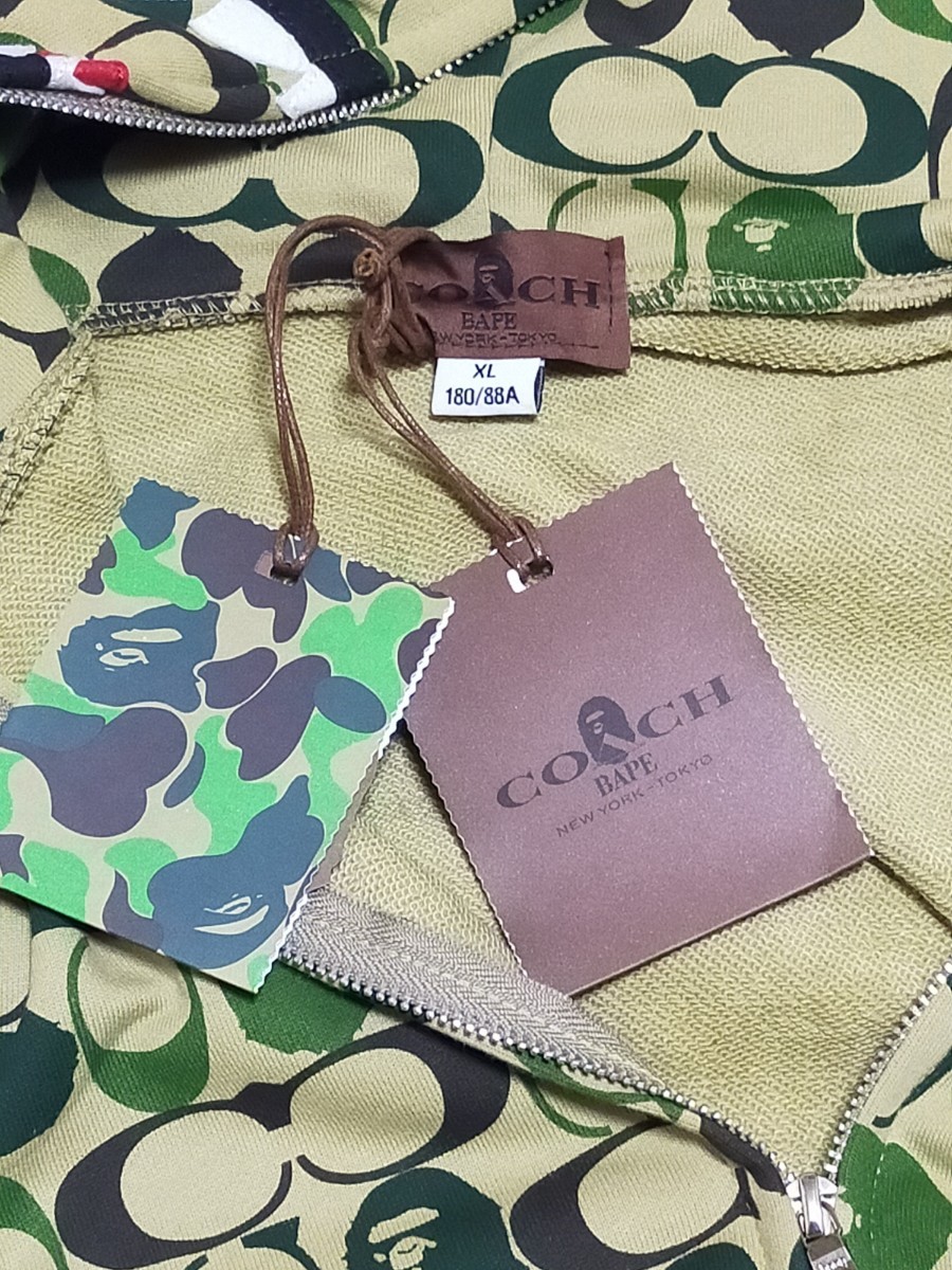 A BATHING APE BAPE X COACH SHARK FULL ZIP HOODIE|Yahoo A BATHING APE BAPE X COACH SHARK FULL ZIP HOODIE|Yahoo
