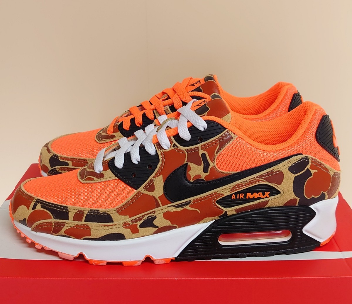 ンラインに】 NIKE - 値下げ中!NIKE AIR MAX90 カモ オレンジの通販 by yusuke's shop|ナイキならラクマ ブランド