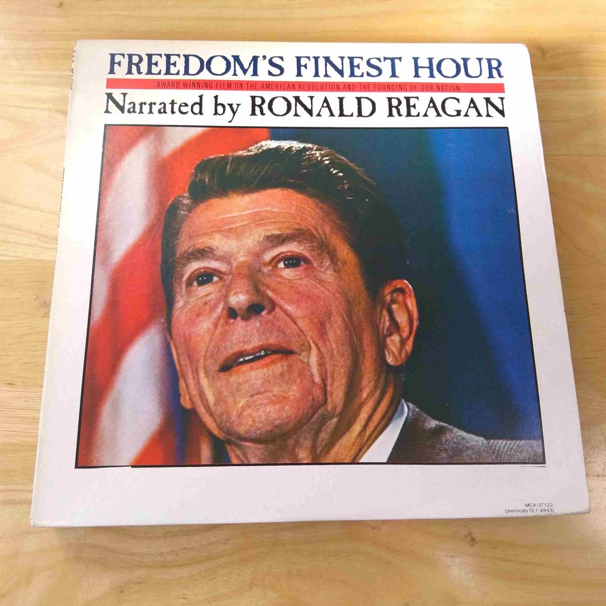 US盤/MCA　ロナルド・レーガン　ナレーション　Freedom's Finest Hour　212s_画像1