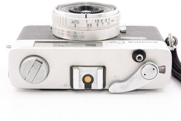 【特上級】コニカ Konica C35 Flashmatic フィルムカメラ HEXANON 38mm F2.8 レンジファインダー フィルムカメラ　＃e2071_画像4