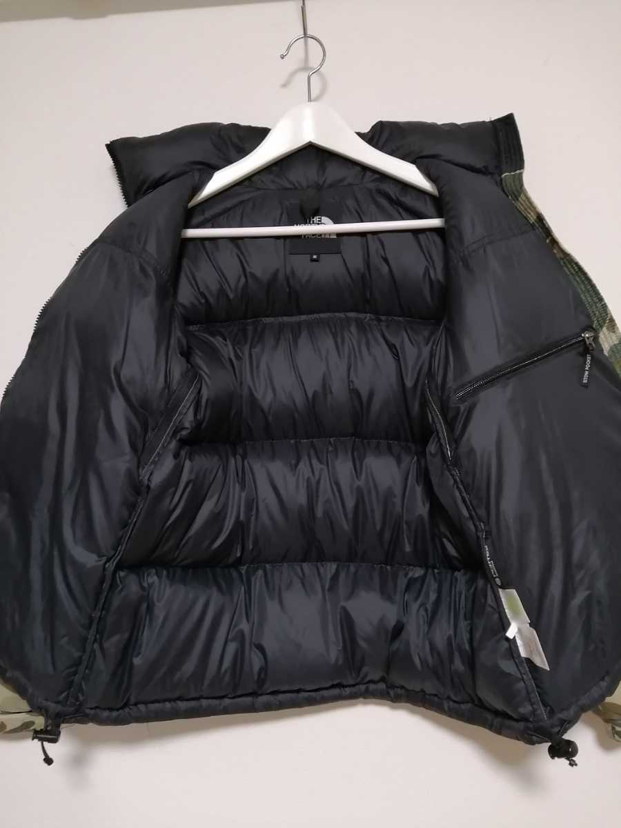 国内正規品　northface ノースフェイス ヌプシ ダウンジャケット 迷彩 カモフラ タンカモ S ND91308　ハンターカモ　軽量 アウトドア 