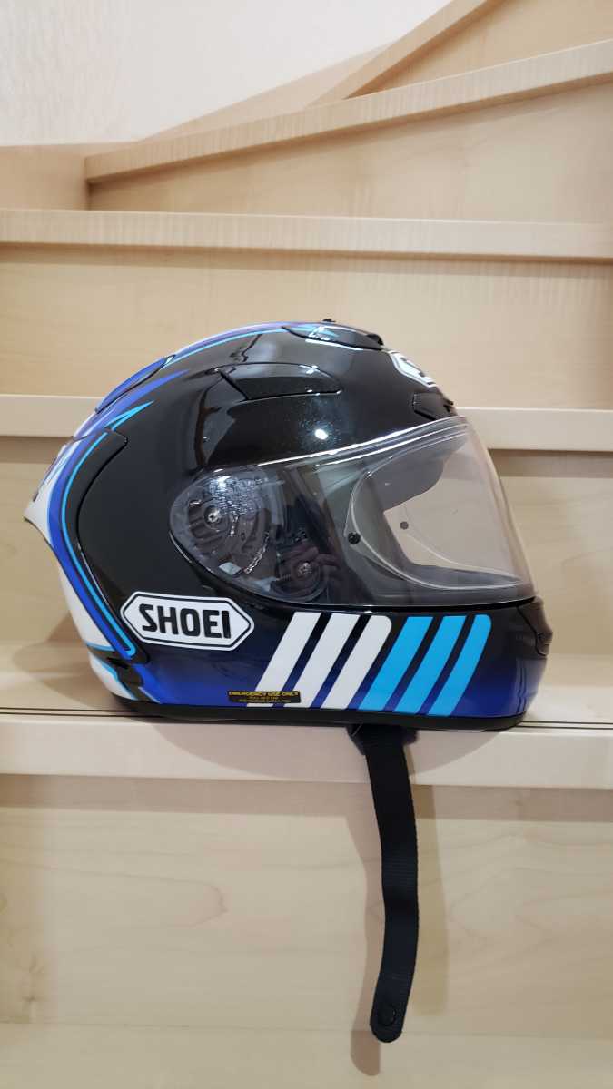 ショウエイヘルメットSHOEI X-12 X-TWELVE MONTMELO MARQUEZ マルケス限定カラー Mサイズ_画像3