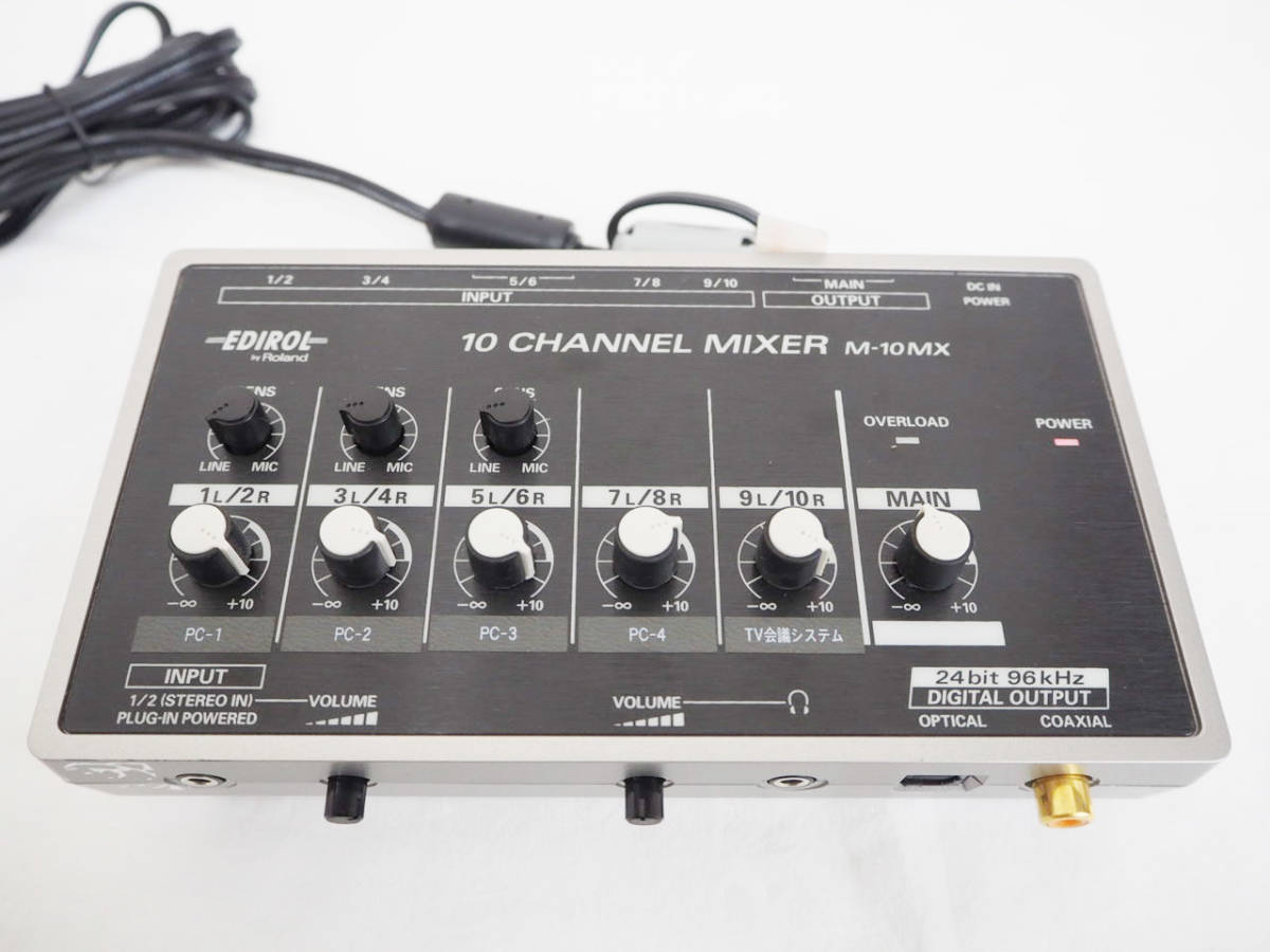 Roland - M-10MX  10-Channel Battery-Powered Mixer